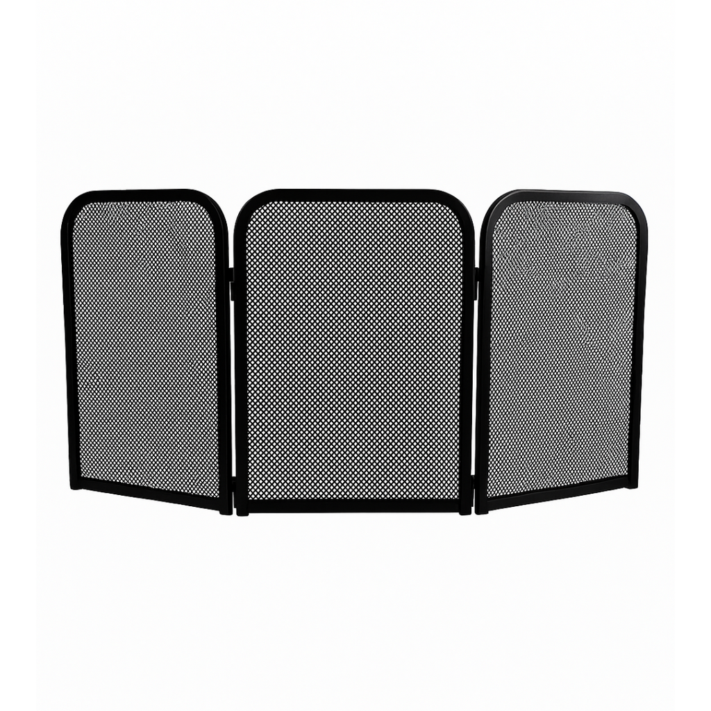 Wrought iron spark guard